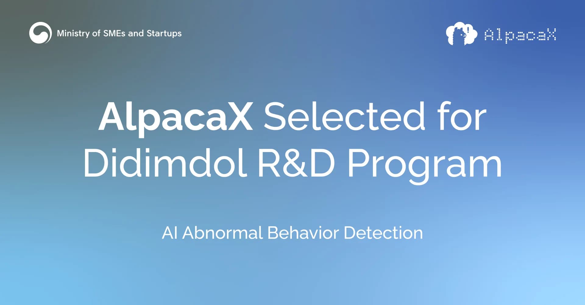 AlpacaX selected for Didimdol R&D program